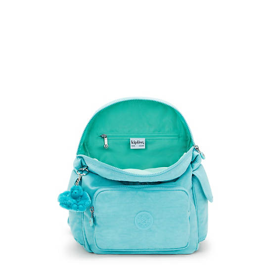 City Pack Small Backpack, Deepest Aqua, large