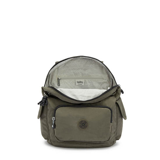 City Pack Small Backpack, Green Moss, large