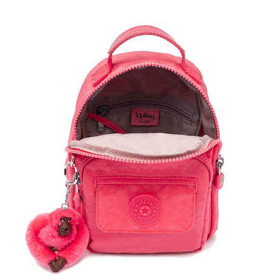 Alber 3-in-1 Convertible Mini Bag Backpack, Grapefruit Tonal Zipper, large