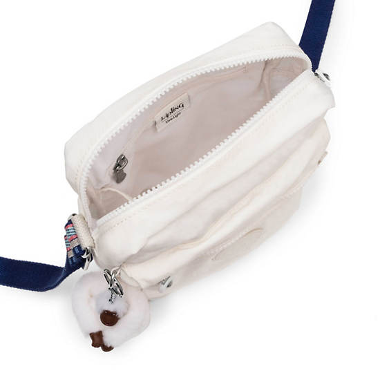 Livie Small Crossbody Bag, Alabaster Tonal Zipper, large