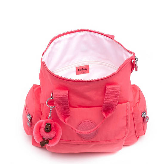 Revel Convertible Backpack , Grapefruit Tonal Zipper, large