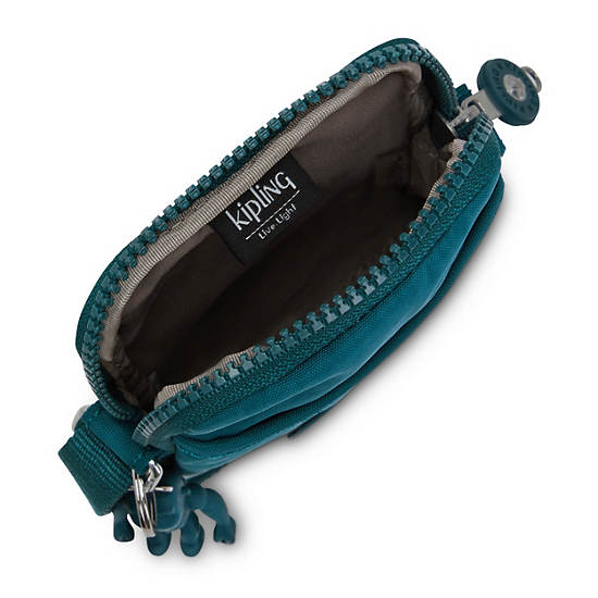 Tally Crossbody Phone Bag, Bold Emerald, large