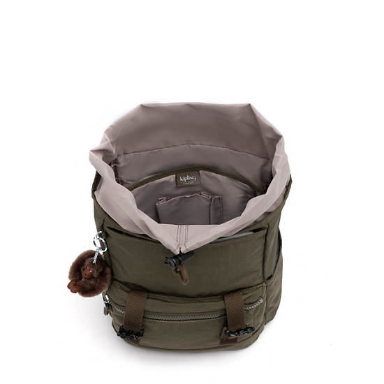 Experience Small Backpack, Jaded Green Tonal Zipper, large