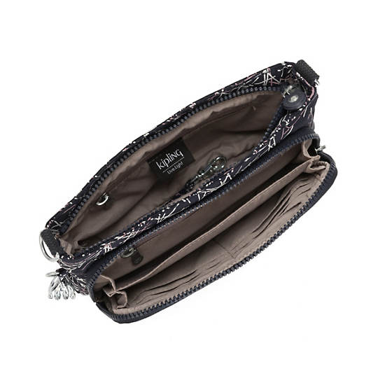 Myrte Printed Convertible Bag, Poseidon Black, large