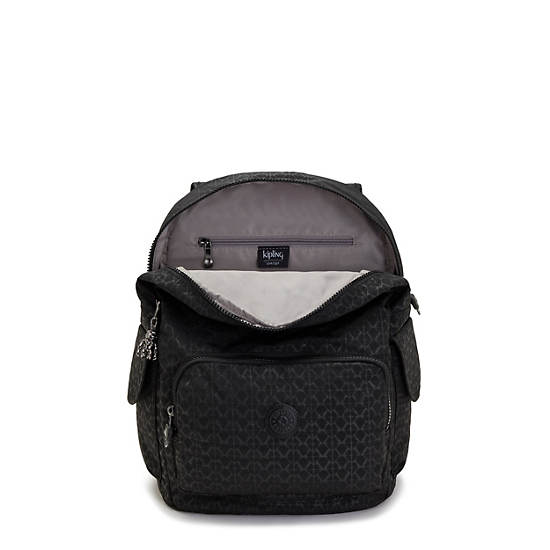 City Pack Printed Backpack, Signature Embossed, large
