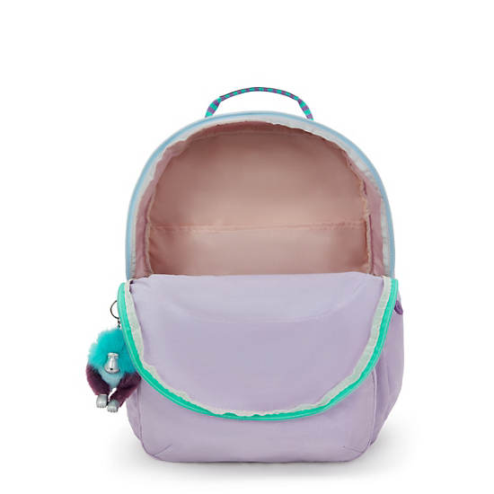 Seoul Extra Large 17" Laptop Backpack, Lavender Combo, large