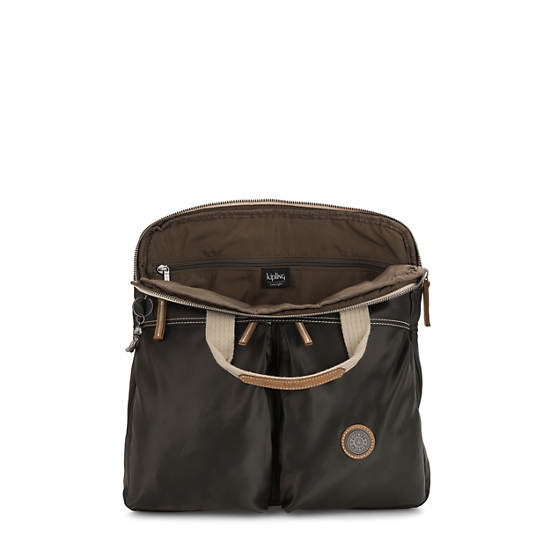 Komori Small Tote Backpack, Delicate Black, large