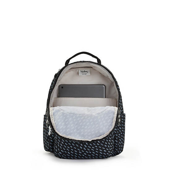 Seoul Small Printed Tablet Backpack, Ultimate Dots, large