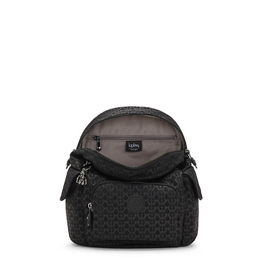 City Pack Mini Printed Backpack, Signature Embossed, large