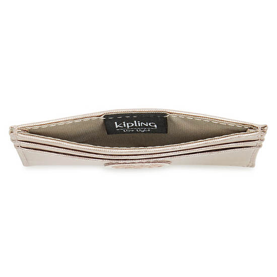Daria Card Holder, Quartz Metallic, large