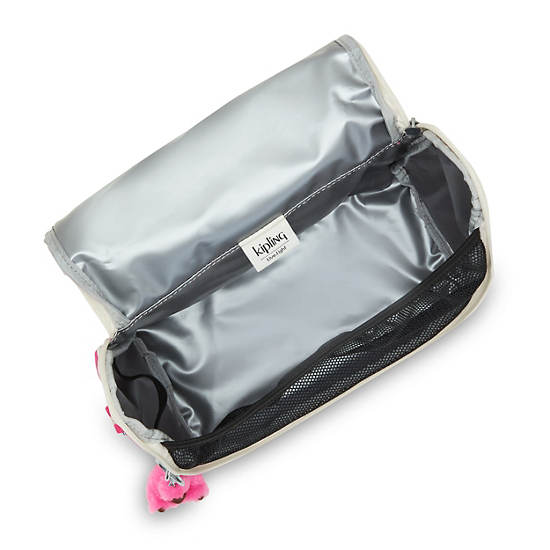 New Kichirou Lunch Bag, Power Pink Translucent, large
