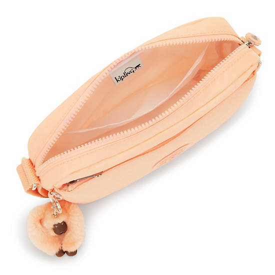 Damian Crossbody Bag, Mellow Peach, large