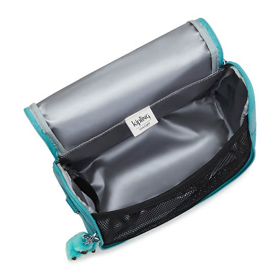 New Kichirou Metallic Lunch Bag, Deepest Emerald, large