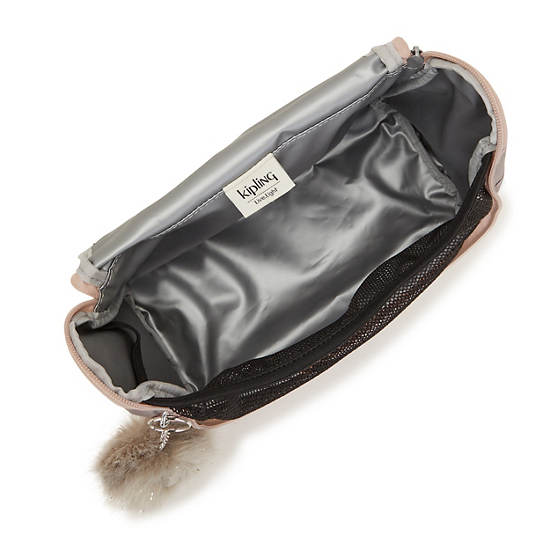 New Kichirou Metallic Lunch Bag, Metallic Rose, large