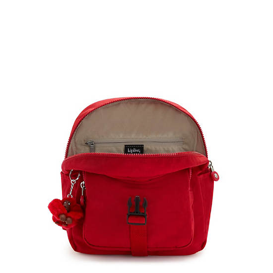 Kipling cherry backpack sale