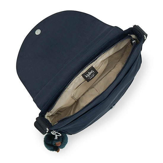 Claren Crossbody Bag, True Blue Tonal, large