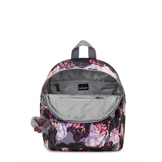 Matta Up Printed Backpack, Kissing Floral, large