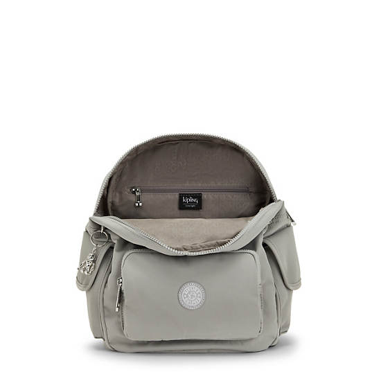 City Pack Small Backpack, Almost Grey, large