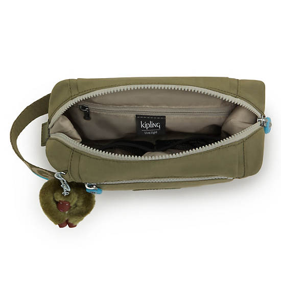 Leslie Up Toiletry Bag, Hiker Green, large