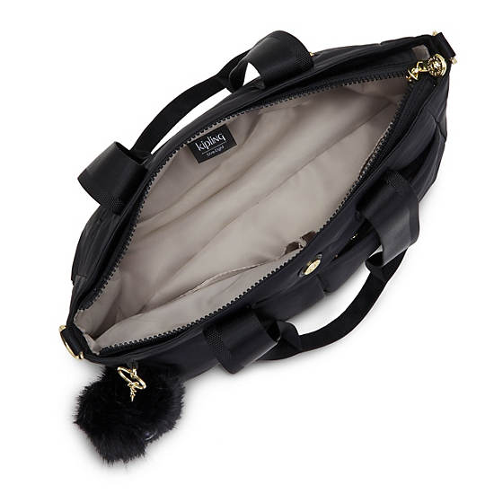 Faren Shoulder Bag, Black, large