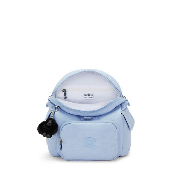 City Pack Mini Backpack, Cloudy Sky Blue, large