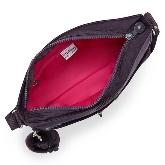 New Angie Crossbody Bag, Ultimate Plum, large