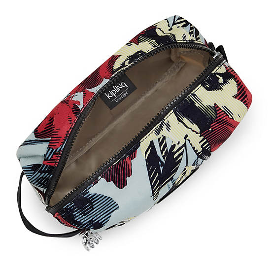 Parac Small Printed Toiletry Bag, Casual Flower, large
