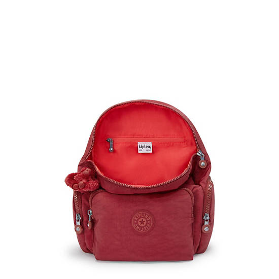 City Zip Small Backpack, Funky Red, large