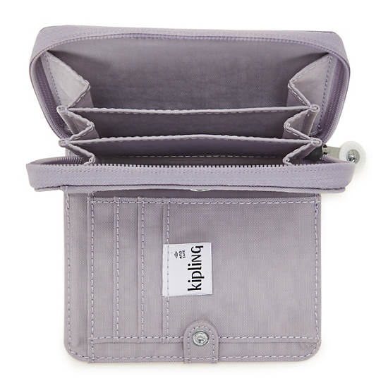 Money Love Small Wallet, Tender Grey, large