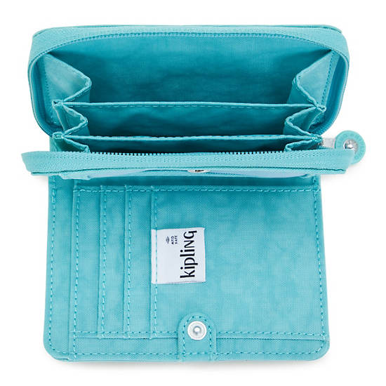 Money Love Small Wallet, Deepest Aqua, large