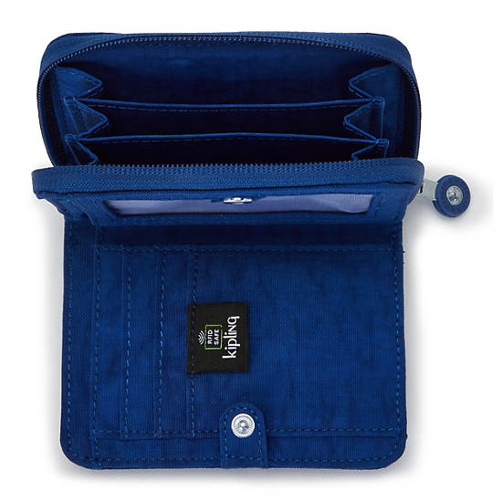 Money Love Small Wallet, Deep Sky Blue, large Money Love Small Wallet, Deep Sky Blue, large