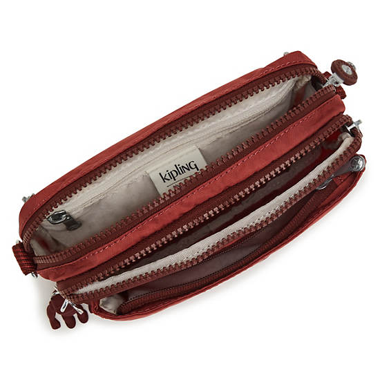 Abanu Multi Convertible Crossbody Bag, Blush Metallic, large