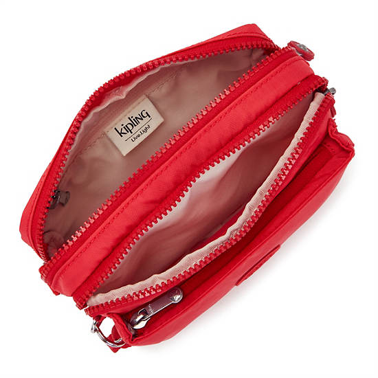 Abanu Multi Convertible Crossbody Bag, Party Red, large
