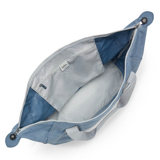 Art M Weekender Tote Bag, Brush Blue C, large