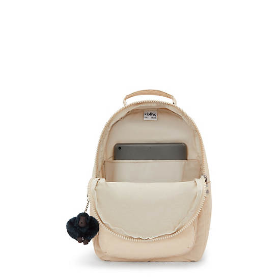 Seoul Small Tablet Backpack, Back To Beige, large