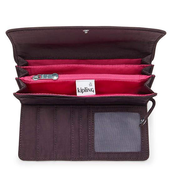 Money Land Snap Wallet, Ultimate Plum, large