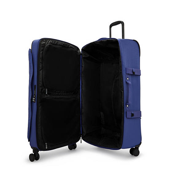 Spontaneous Large Rolling Luggage, Ocean Blue, large