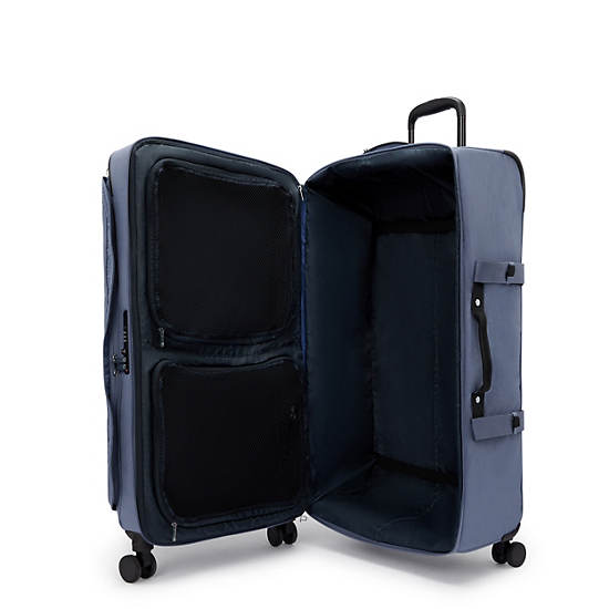 Spontaneous Large Rolling Luggage, Blue Lover, large