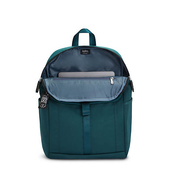 Genadi 16" Laptop Backpack, Blue Green, large