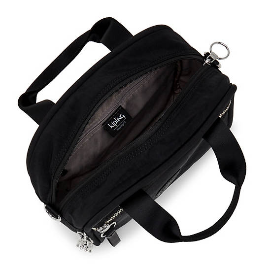 Hadya Shoulder Bag, Black Noir, large