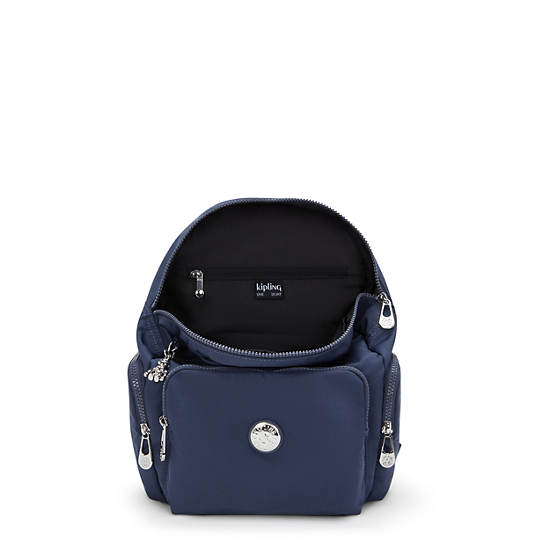 City Zip Small Backpack, Endless Blue, large