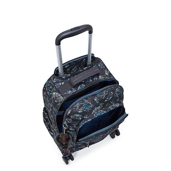New Zea Printed 15" Laptop Rolling Backpack, Jungle Fun Race, large