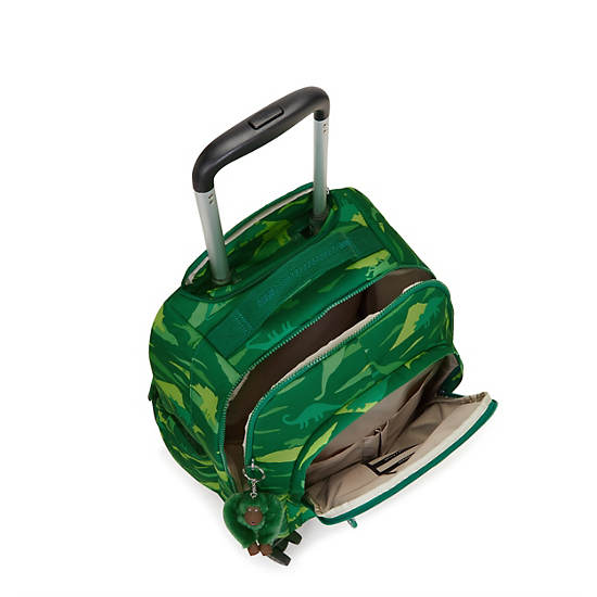 New Zea Printed 15" Laptop Rolling Backpack, Jurrasic Jungle, large