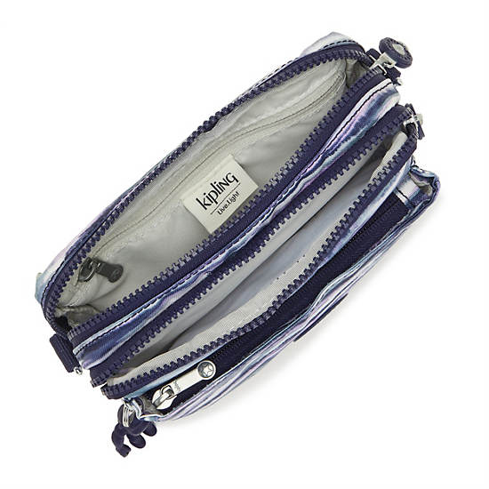 Abanu Multi Printed Convertible Crossbody Bag, Brush Stripes, large