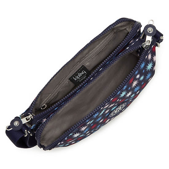 Boyd Printed Crossbody Bag, Resort Navy, large Boyd Printed Crossbody Bag, Resort Navy, large