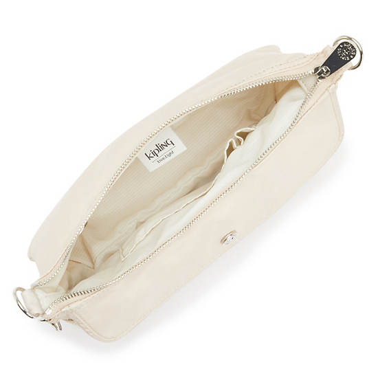 Etka Medium Shoulder Bag, Light Clay Sand Tonal, large