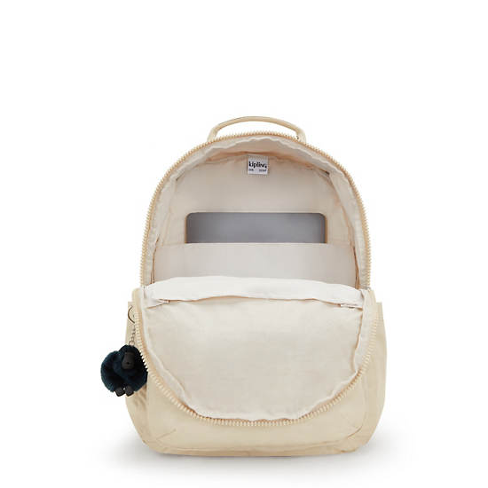 Seoul Large 15" Laptop Backpack, Back To Beige, large