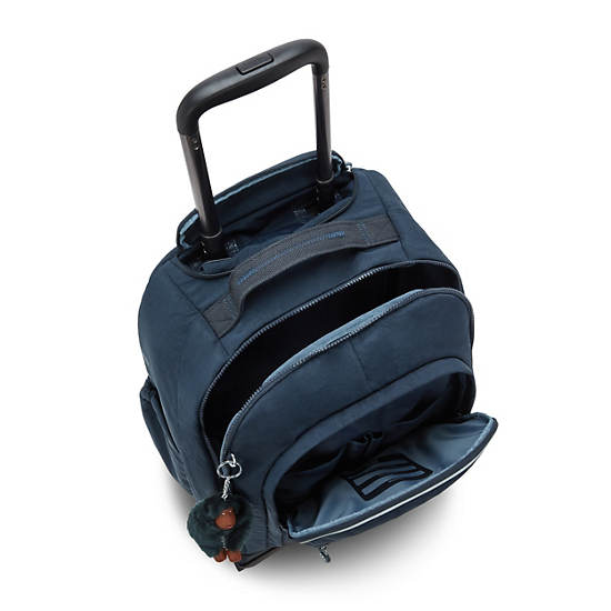 New Zea 15" Laptop Rolling Backpack, True Blue Tonal, large