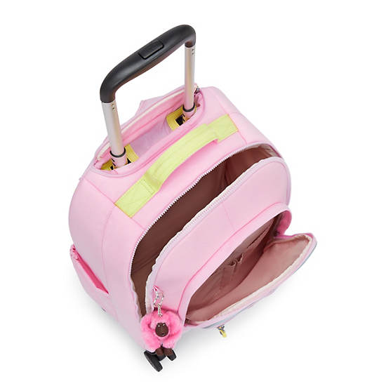 New Zea 15" Laptop Rolling Backpack, Cotton Candy, large