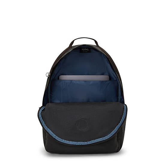 Damien Large Laptop Backpack, Black Scale Embossed, large Damien Large Laptop Backpack, Black Scale Embossed, large